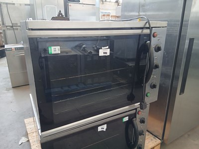 Lot 503 - 80cm electric Burco bench top convection oven