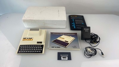 Lot 1005 - Sinclair ZX80 Computer with leads and...