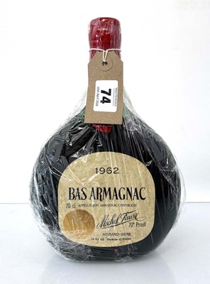 Lot 70 - A bottle of Michael Faure 1962 Bas Armagnac 70...