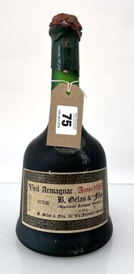 Lot 71 - A bottle of Vieil Armagnac Annee 1968 40% 70cl