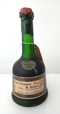 Lot 71 - A bottle of Vieil Armagnac Annee 1968 40% 70cl