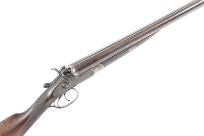 Lot 773 - (S2) 12 bore Double Hammer Gun by F. Bates, 30...
