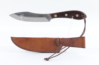 Lot 81 - Canadian belt knife by Russell, 5½ ins blade...