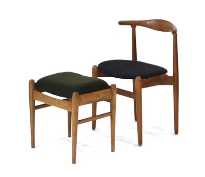 Lot 61 - A 1960's Model FH708 beech-framed chair and...