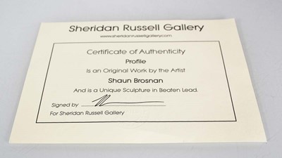 Lot 72 - Shaun Brosnan MRSS, a wall relief sculpture in...