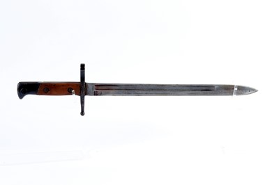 Lot 83 - Italian WWII M1891 Mannlicher Carcano bayonet,...
