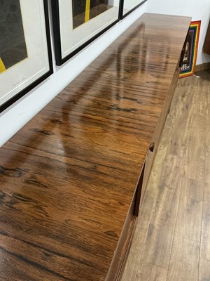 Lot A 1960's Brazilian rosewood sideboard with...