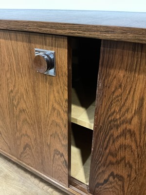 Lot A 1960's Brazilian rosewood sideboard with...