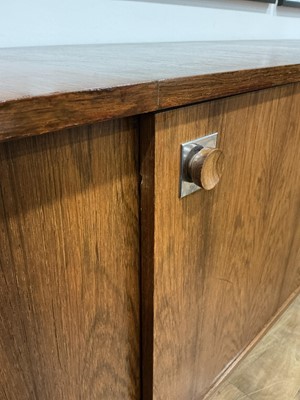 Lot A 1960's Brazilian rosewood sideboard with...