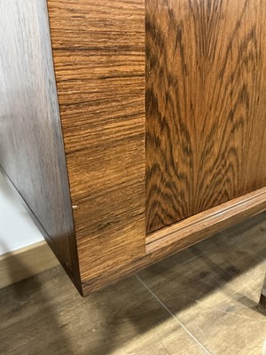 Lot A 1960's Brazilian rosewood sideboard with...