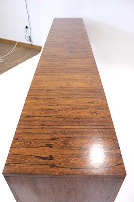 Lot A 1960's Brazilian rosewood sideboard with...