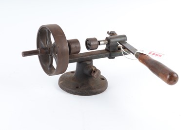 Lot 2355 - Bench mounted Lightwood & Son 12 bore roll...