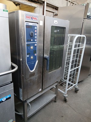 Lot 412 - 92cm gas Rational CMG101G 10-grid combi oven...