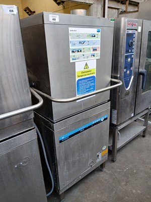 Lot 413 - 60cm Meiko EcoStar 545D lift-top pass-through...