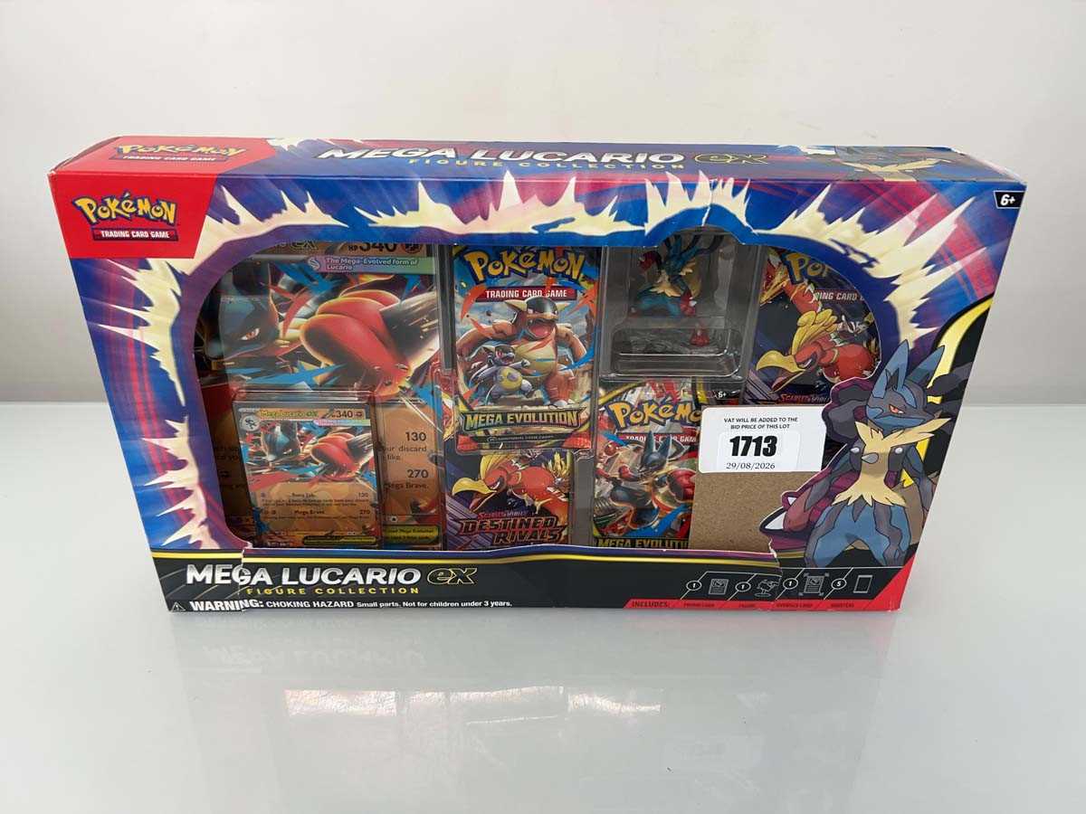Lot 1713 - Pokémon TCG: Mega Lucario EX Figure Collection...