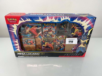Lot 1713 - Pokémon TCG: Mega Lucario EX Figure Collection...