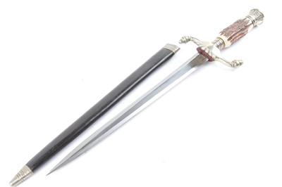 Lot 82 - Widder, Solingen hunting dagger:10 ins blade,...