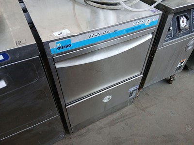 Lot 515 - 60cm Meiko FV40.2G undercounter drop-front washer