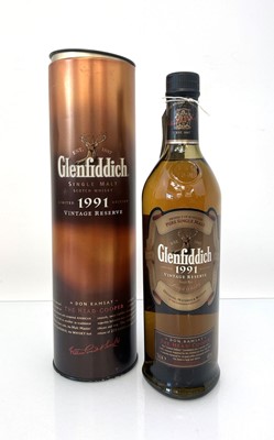 Lot 141 - A bottle of Glenfiddich 1991 Vintage Reserve...