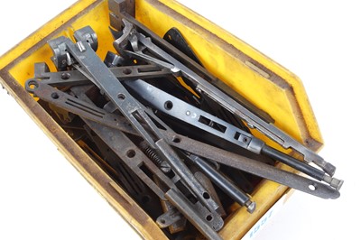 Lot 1069 - Box of forend irons