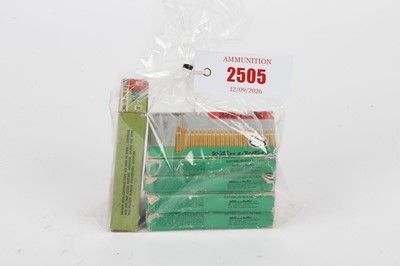 Lot 2505 - (S1) 100 x .222 (Rem) rifle cartridges,...