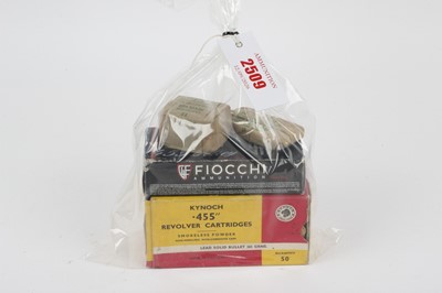 Lot 2509 - (S1) 148 x .455 Revolver cartridges: Kynoch,...