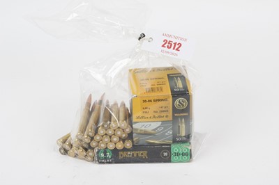 Lot 2512 - (S1) 100 x .30-06 (Sprg.) assorted rifle...