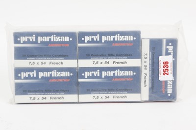 Lot 2536 - (S1) 100 x 7.5 x 54mm French MAS 139gr FMJ...
