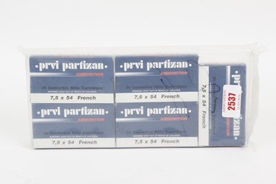 Lot 2537 - (S1) 100 x 7.5 x 54mm French MAS 139gr FMJ...