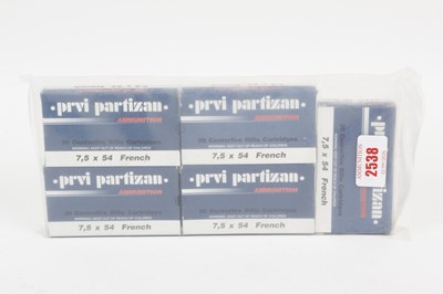 Lot 2538 - (S1) 100 x 7.5 x 54mm French MAS 139gr FMJ...
