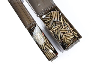 Lot 2829 - (S1) 50lbs assorted rifle ammunition (in two...