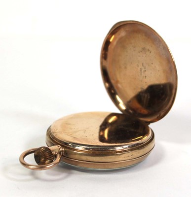 Lot 430 - A 9ct yellow gold open face pocket watch, the...