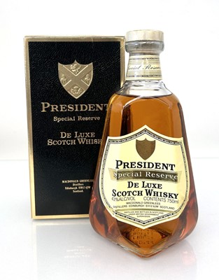 Lot 122 - A bottle of President Special Reserve De Luxe...