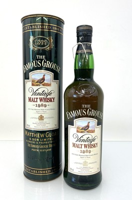 Lot 91 - A bottle of The Famous Grouse 12 year old 1989...
