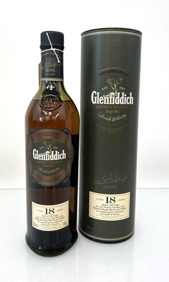 Lot 142 - A bottle of Glenfiddich 18 year old Ancient...
