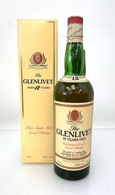 Lot 84 - A bottle of The Glenlivet 12 year old...