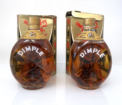 Lot 128 - 2 bottles of Haig Dimple old blended Scotch...