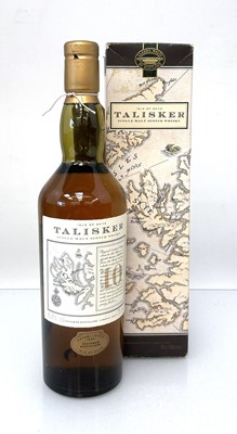 Lot 113 - A bottle of Talisker "Map" 10 year old Single...