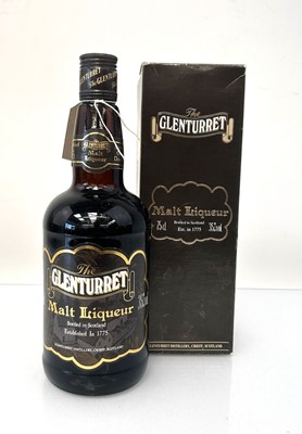 Lot 134 - A bottle of The Glenturret Malt Liqueur with...