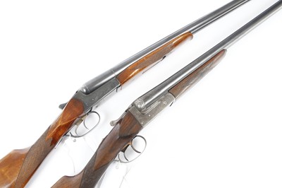 Lot 1803 - (S2) Two Shotguns; 12 bore boxlock non ejector...
