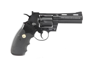 Lot 203 - 4.5mm BB Colt Python 357 Co2 air pistol, boxed...