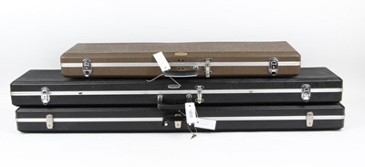 Lot 1454 - Three Custom plastic cases, two 50 ins overall,...