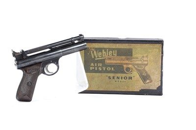 Lot 211 - .22 Webley Senior air pistol, batch no. 386,...