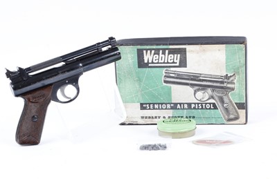 Lot 212 - .22 Webley Senior air pistol, batch no. 345,...