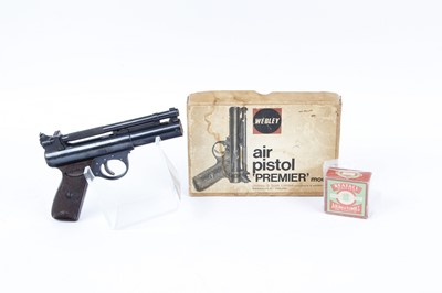 Lot 227 - .22 Webley Premier air pistol, batch no. 146,...