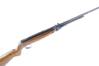 Lot 102 - .22 Webley Mark 3 underlever air rifle, tap...