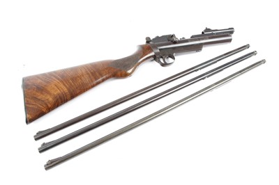 Lot 106 - A Cased Webley Service Air Rifle Mark II THREE-...