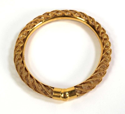 Lot 514 - A Middle Eastern/Oriental yellow metal hollow...