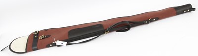 Lot 18 - An as-new fleece lined canvas and leather...